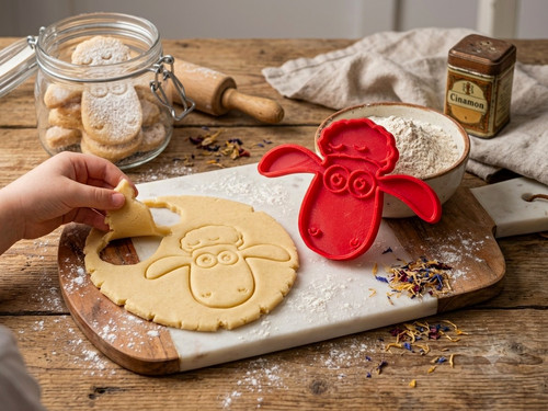 Shaun the sheep cookie cutter - shaun,
