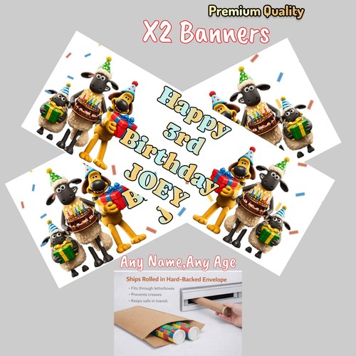 Personalised shaun the - x2,