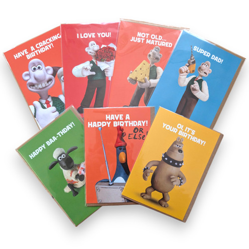 Aardman wallace gromit shaun - &,