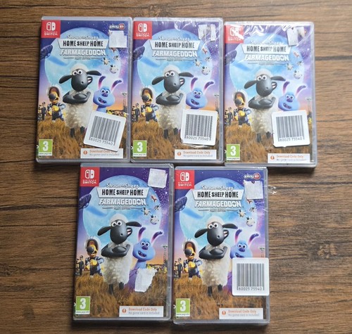 Sealed nintendo switch shaun - sealed,