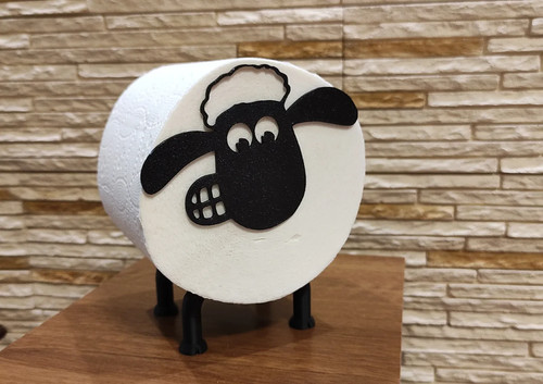 Shaun the sheep toilet roll