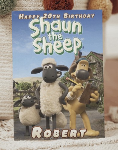 Shaun the sheep - shaun, personalised