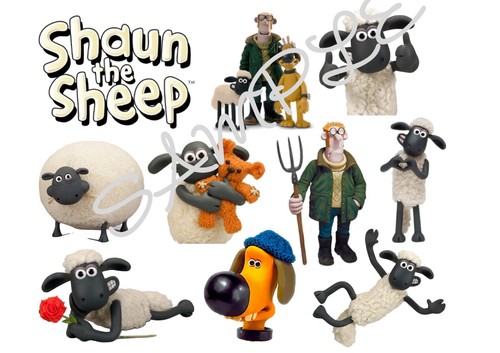 Shaun the sheep edible icing - shaun,