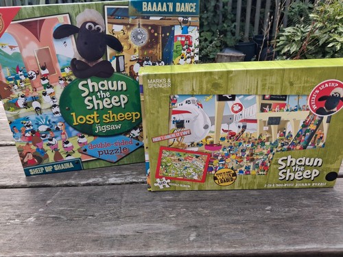 Shaun the sheep - 2x, jigsaws